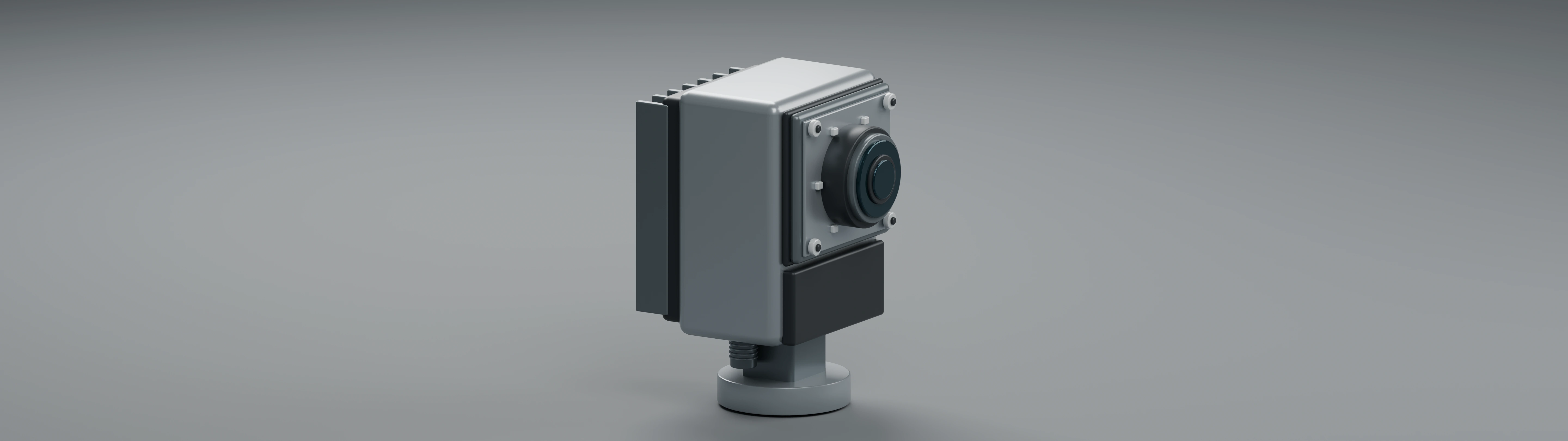 Replicant vision camera — profile view